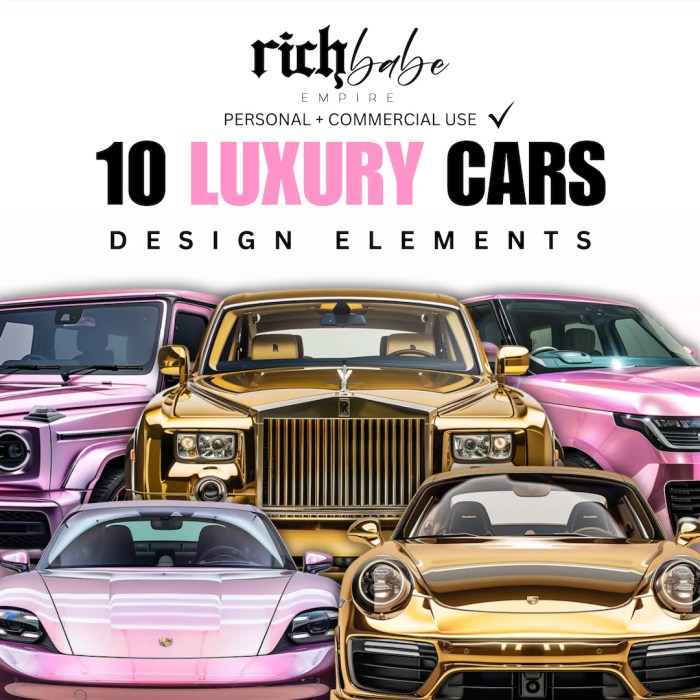 10 Luxury Car Design Elements, Design Assets Bundle, Luxury Cars, Car ...